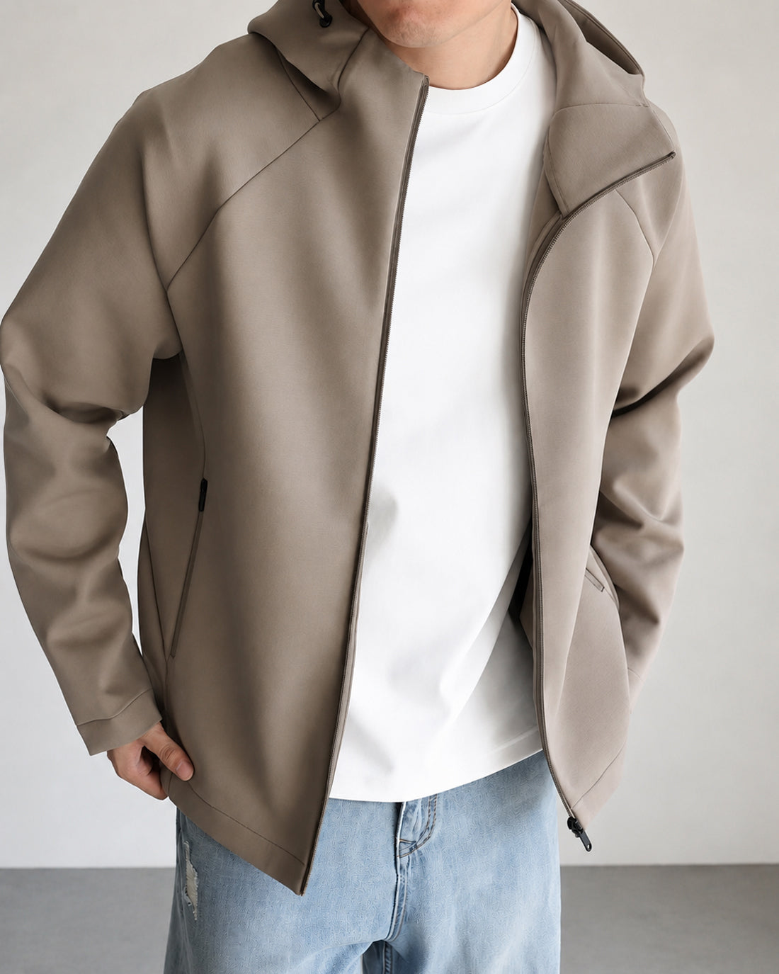 Engineered Knit Full-Zip Hoodie